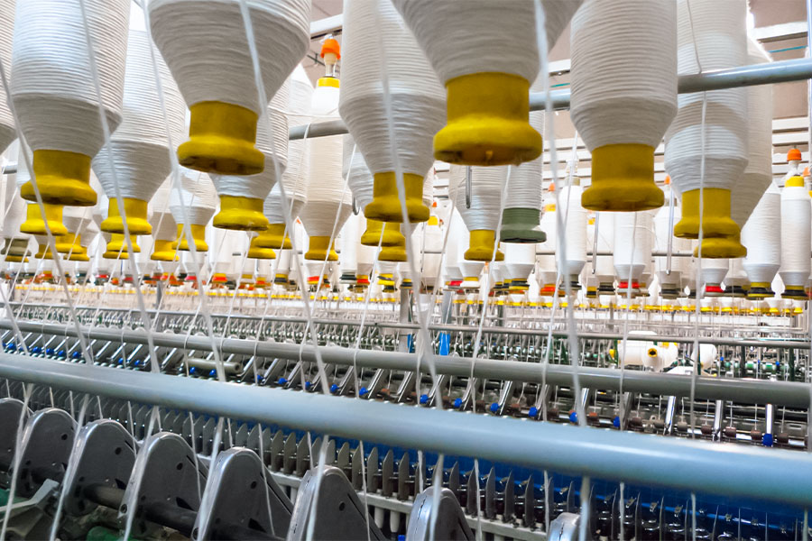 纺织工业领域